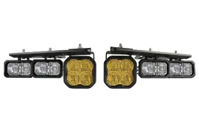 2021  Ford Bronco Diode Dynamics Stage Series Fog Pocket Kit - Yellow Max