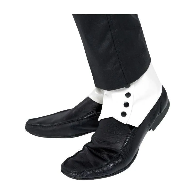 20s Spats Adult White