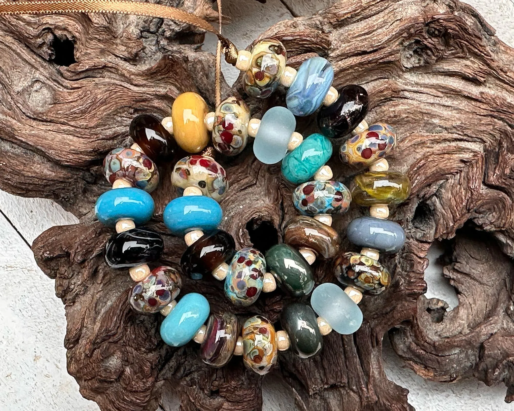 28 Earth & Sky Lampwork Beads Set SRA