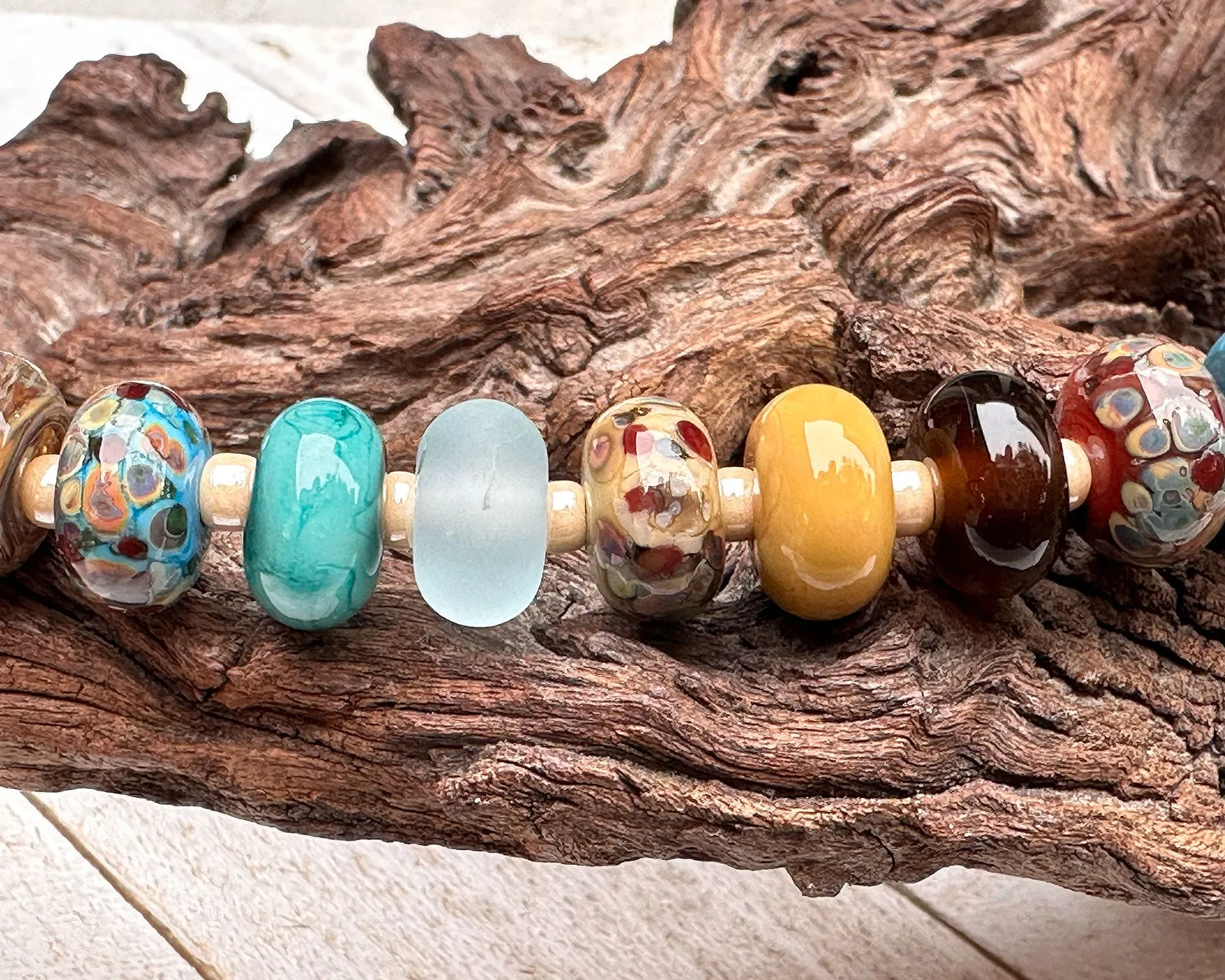 28 Earth & Sky Lampwork Beads Set SRA