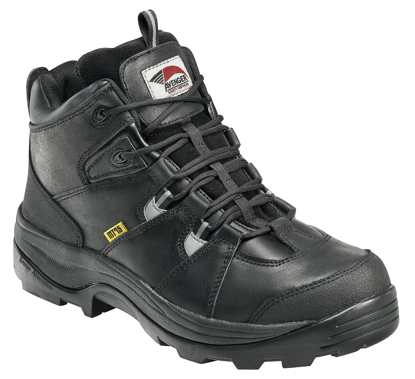 6" Leather Safety Toe EH Internal Met Guard Work Boot