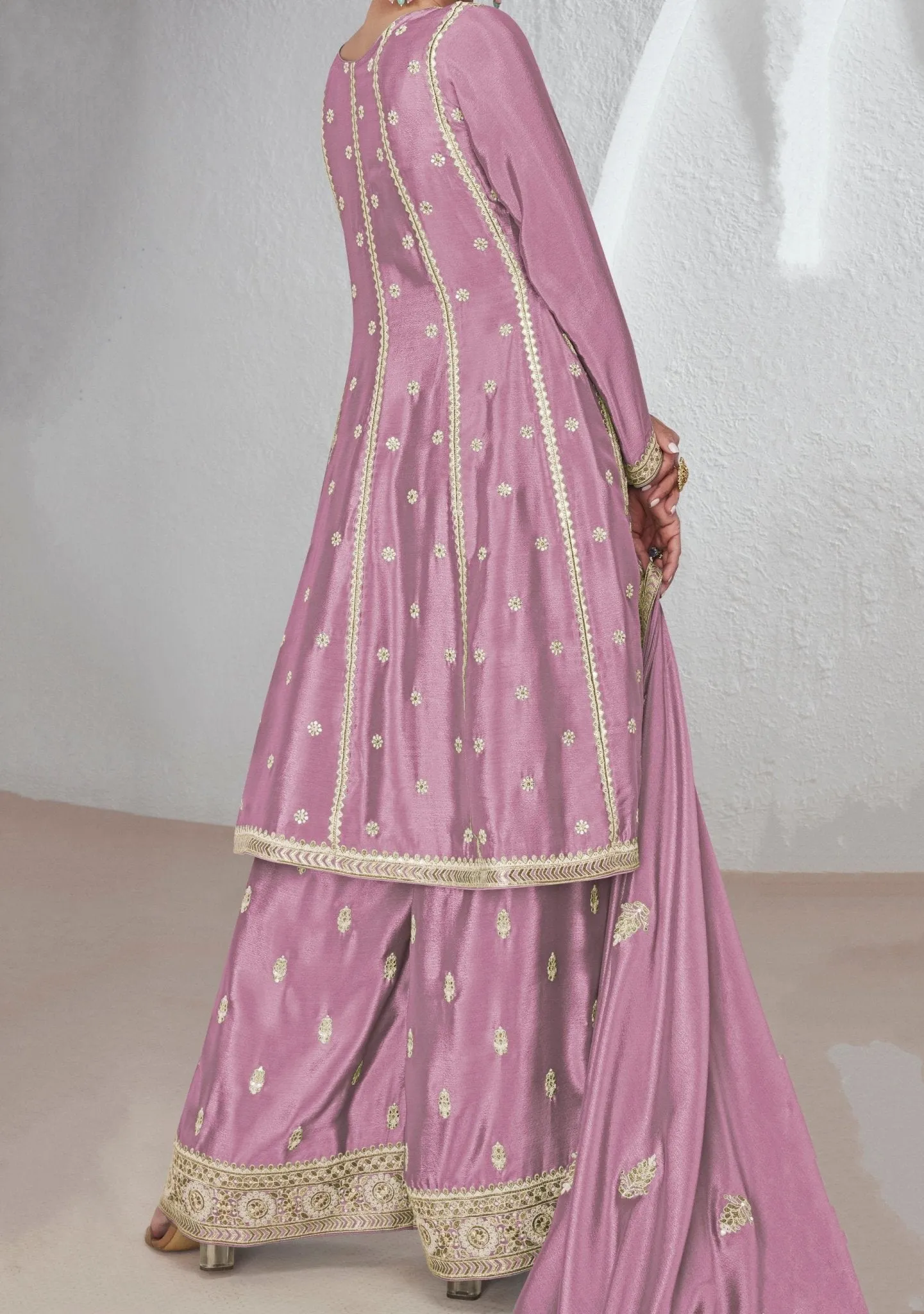 Aashirwad Sajda Party Wear Palazzo Suit