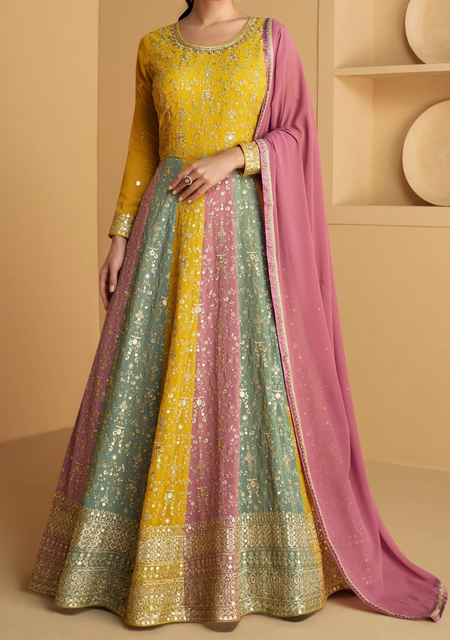 Aashirwad Tareef Party Wear Anarkali Suit