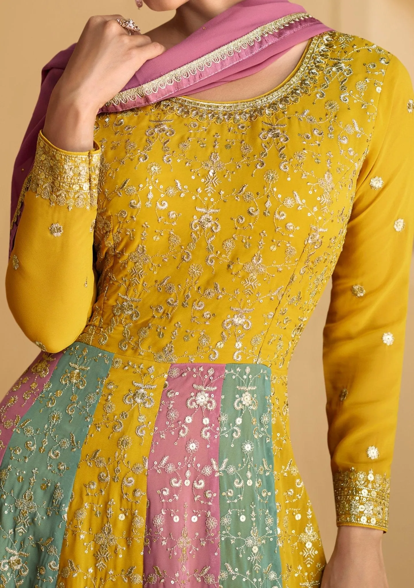 Aashirwad Tareef Party Wear Anarkali Suit