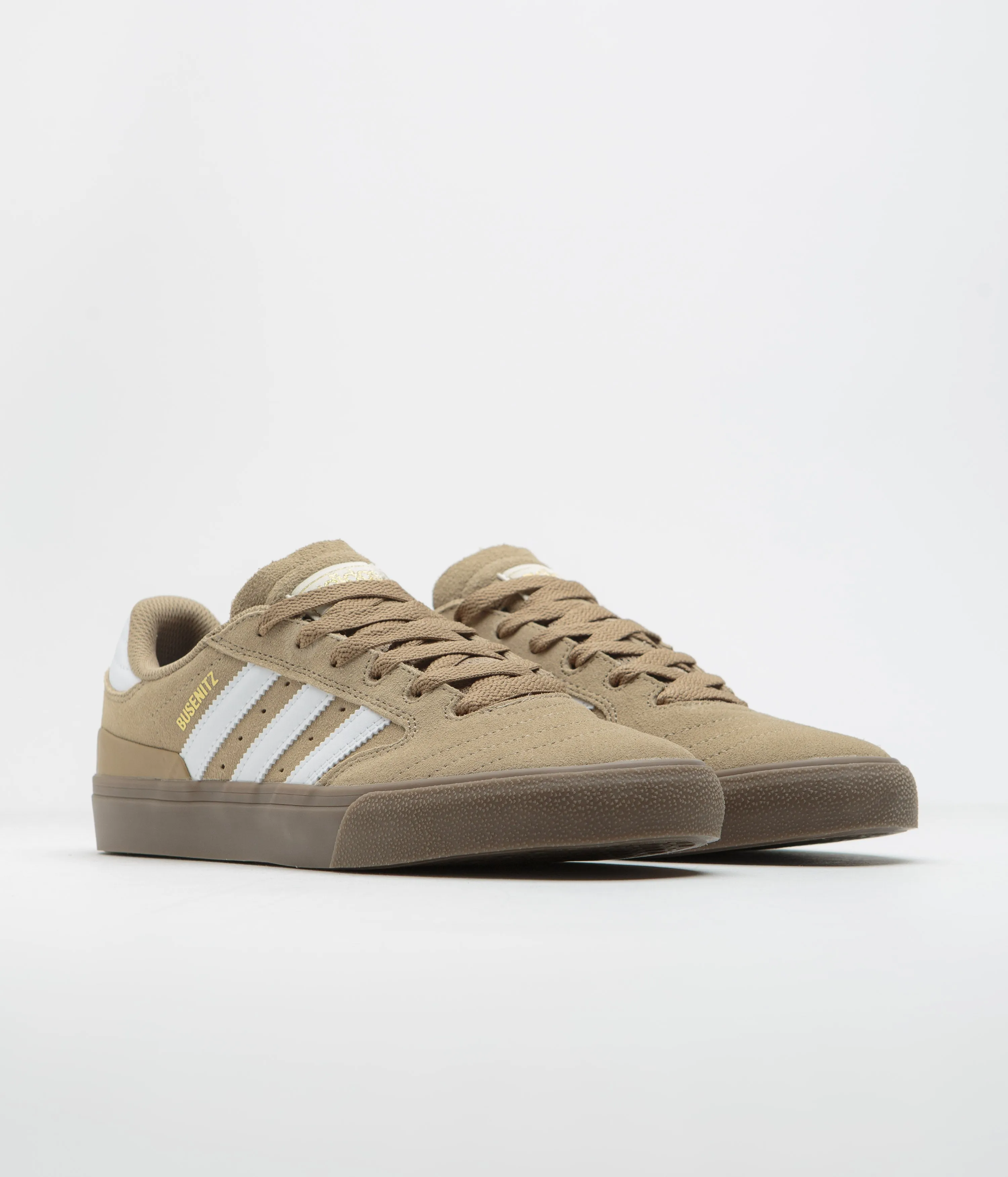 Adidas Busenitz Vulc II Shoes - Cardboard / Chalk White / Gold Metallic