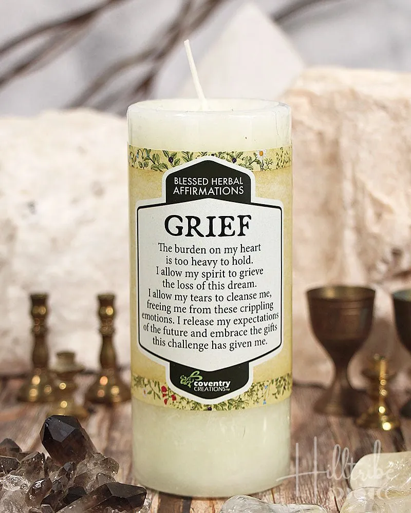 Affirmation Grief Candle