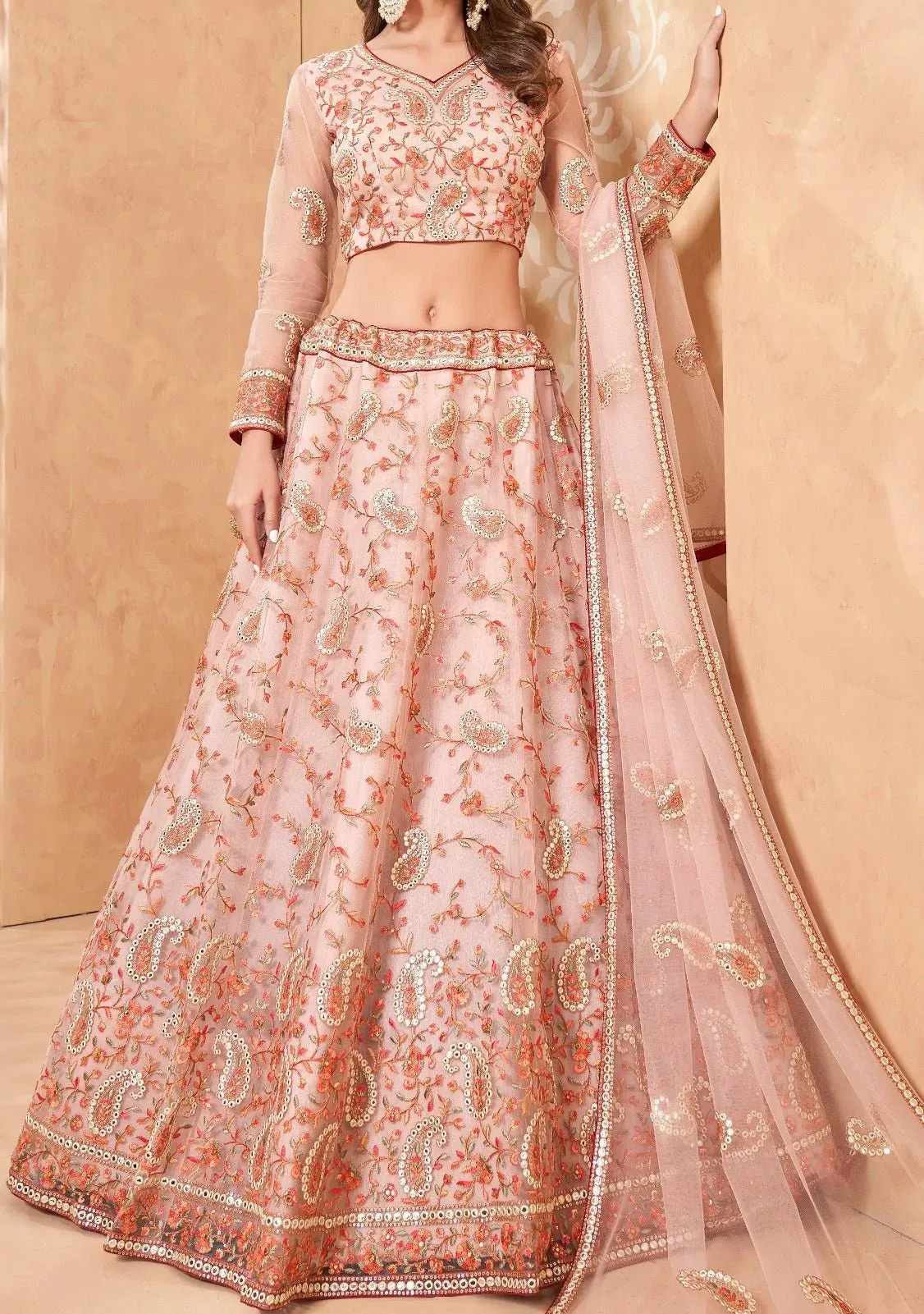 Alizeh Designer Sparkle Bridal Wear Lehenga Choli