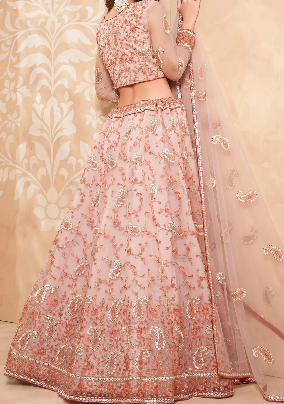 Alizeh Designer Sparkle Bridal Wear Lehenga Choli