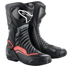 Alpinestars SMX 6 v2 Black Grey & Red Fluo