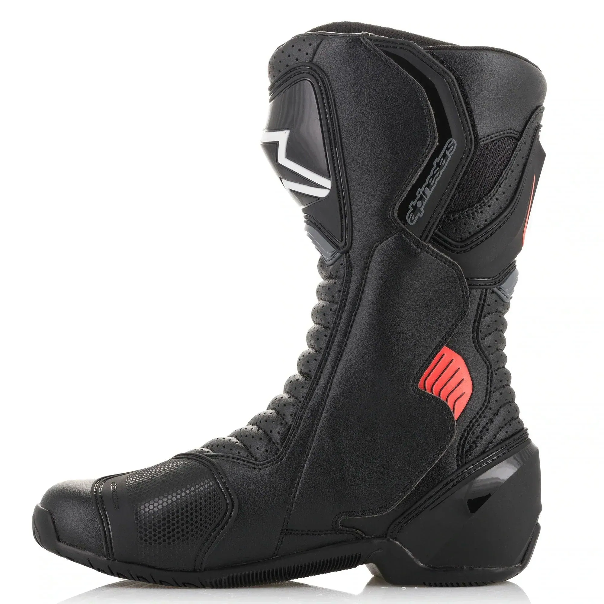 Alpinestars SMX-6 V2 Vented Black/Gray/Red Boots