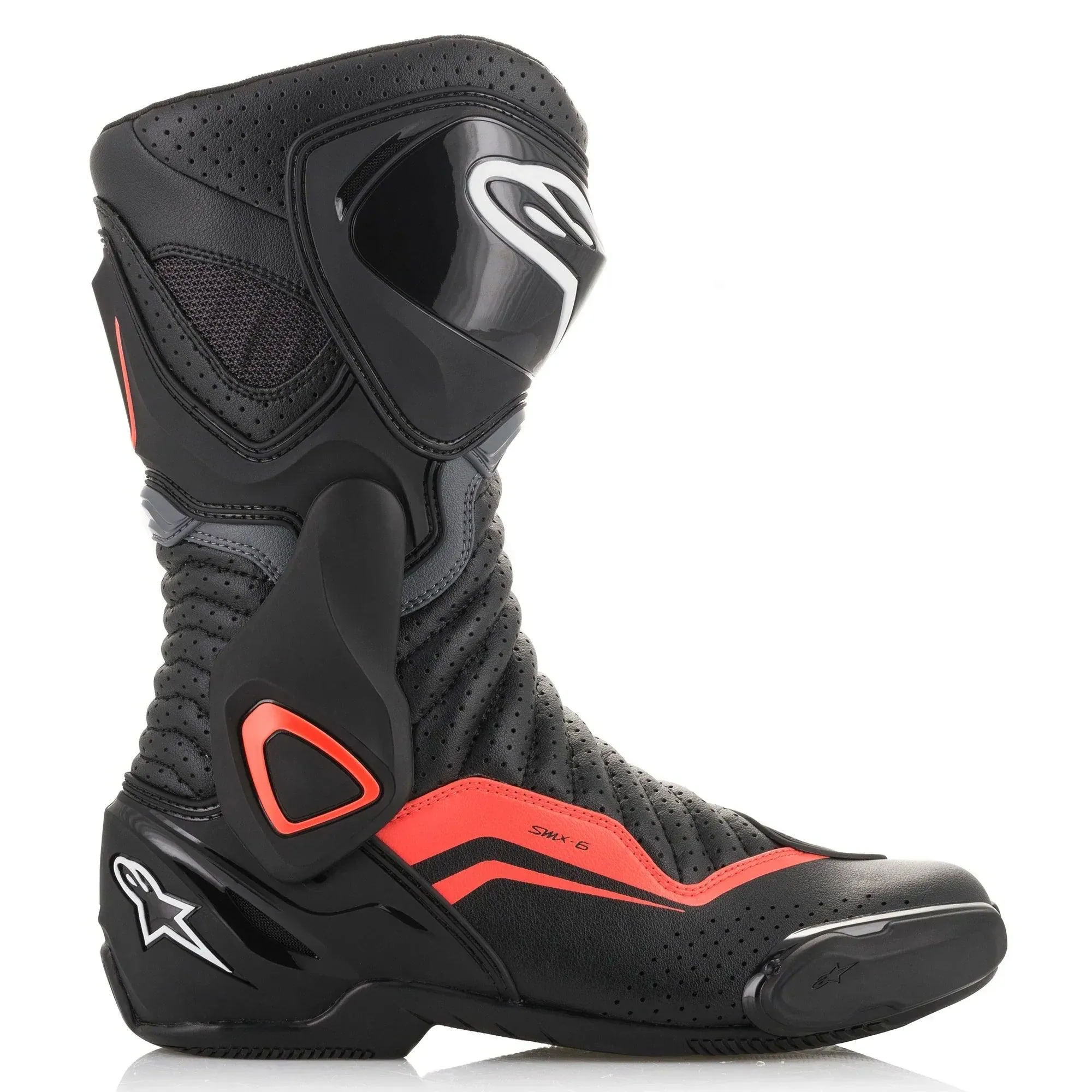 Alpinestars SMX-6 V2 Vented Black/Gray/Red Boots