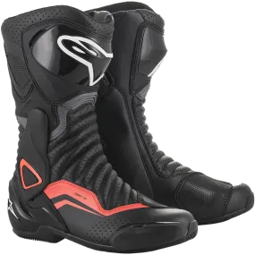 Alpinestars SMX-6 V2 Vented Black/Gray/Red Boots