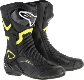 ALPINESTARS SMX-6 v2 Vented Boots - Black/Yellow - US 13.5 / EU 49 2223017-1550-49