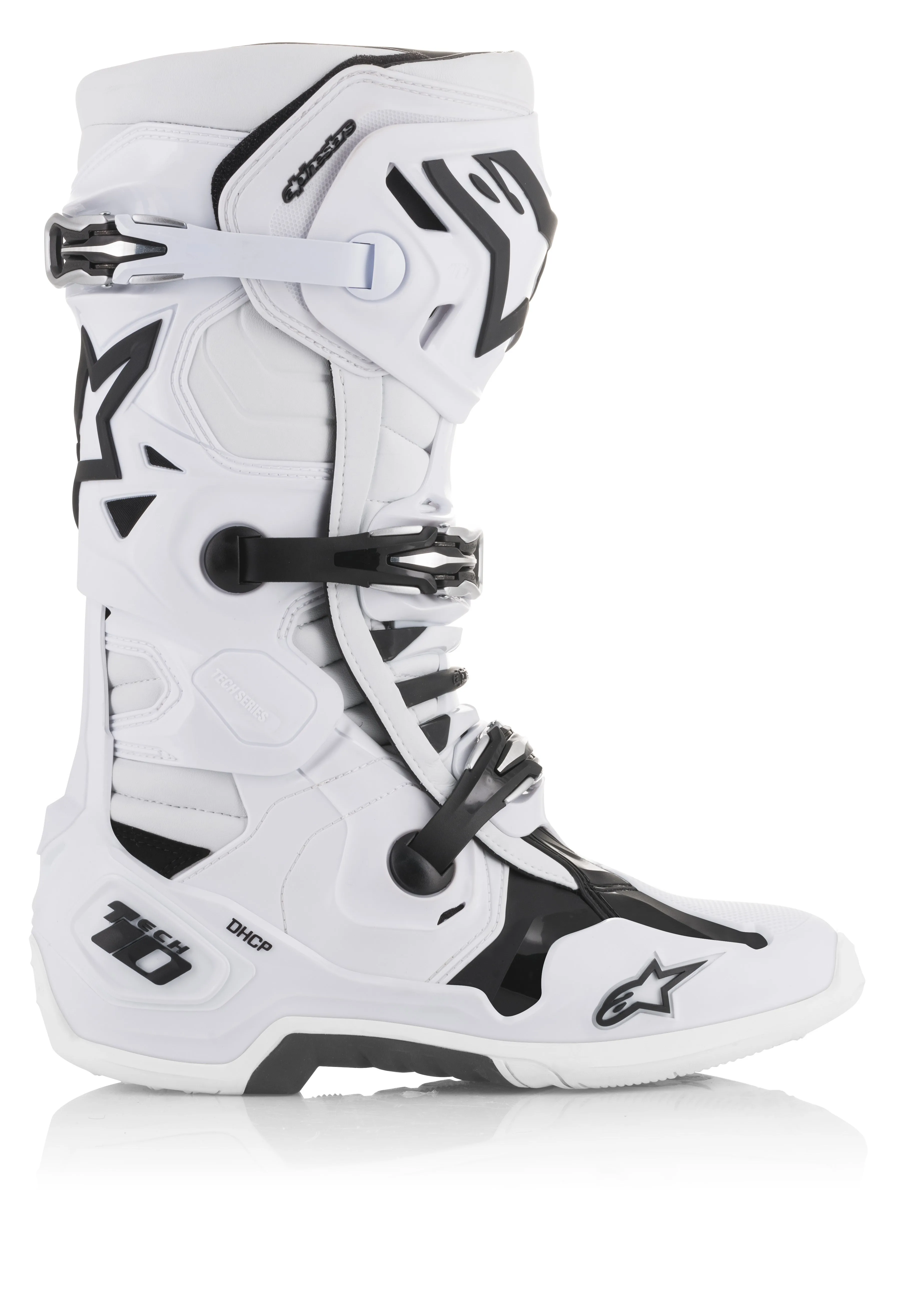 ALPINESTARS TECH 10 BOOTS WHITE SIZE 07 2010020-20-7