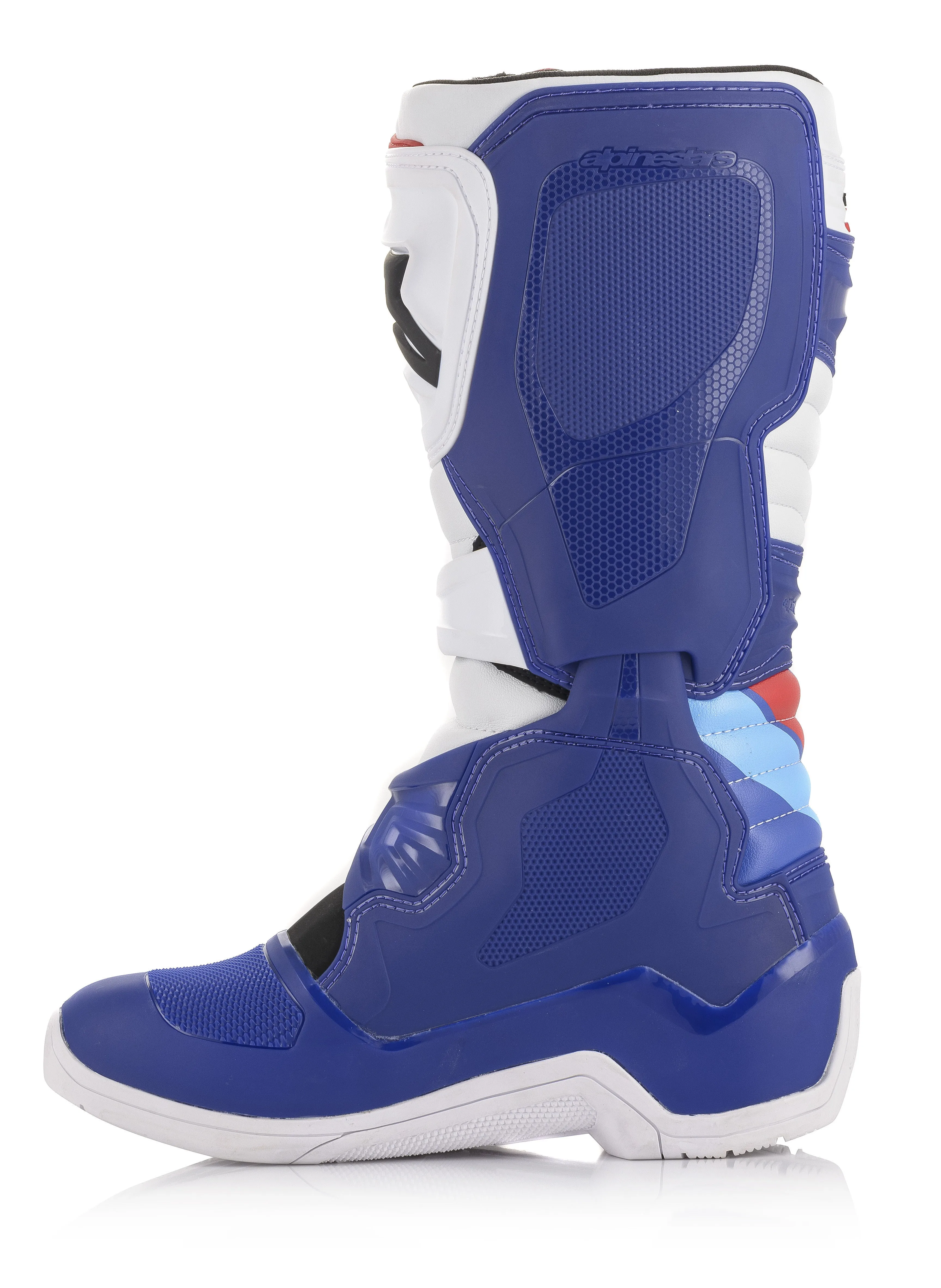 ALPINESTARS TECH 3 BOOTS BLUE/WHITE/RED SZ 07 2013018-723-7