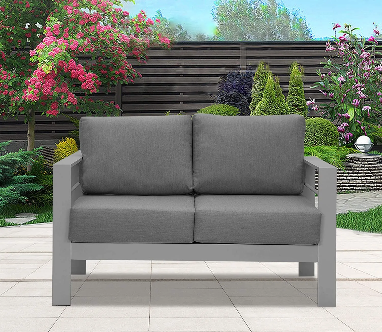 Aluminum Patio Furniture Loveseat