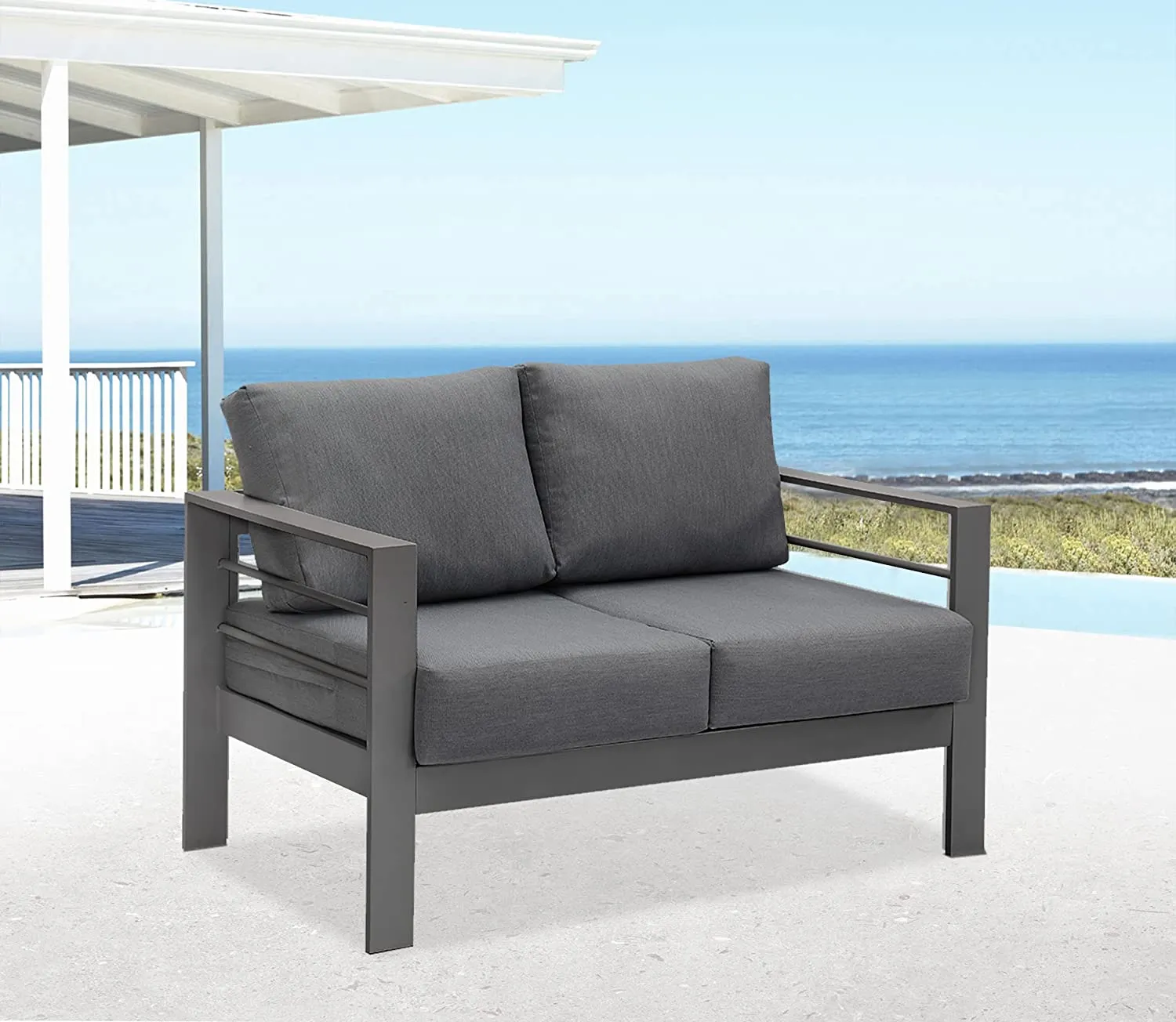 Aluminum Patio Furniture Loveseat