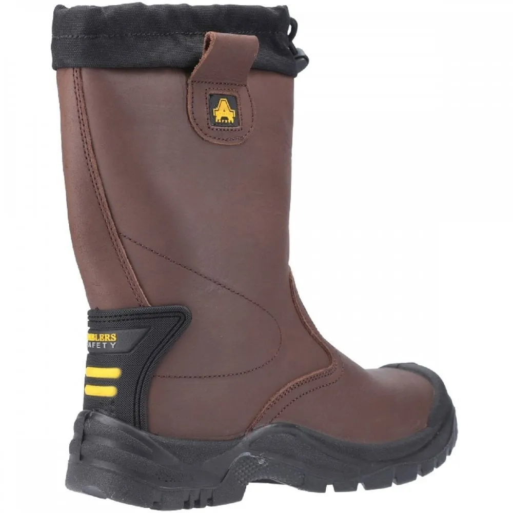 Amblers Mens FS245 Antistatic Leather Safety Rigger Boot