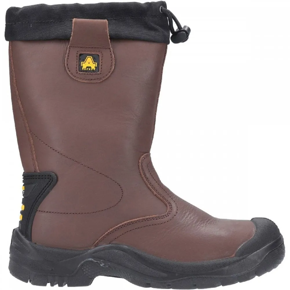 Amblers Mens FS245 Antistatic Leather Safety Rigger Boot