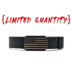 American Flag Metal Belt