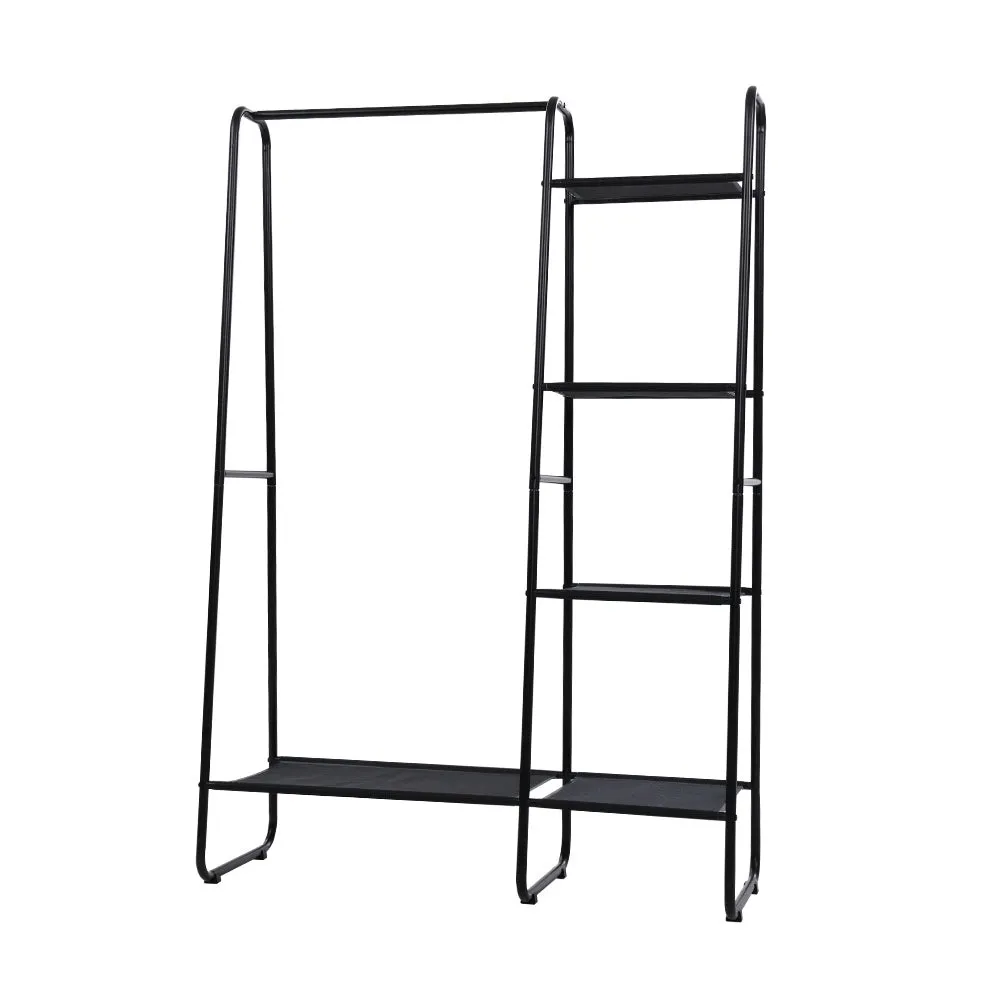 Anti-slip Metal Clothes Rack with Shelves - Artiss