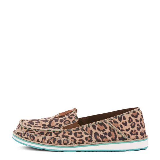 Ariat Ladies Cheetah Slip On Cruiser Shoes 10024769