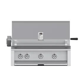 Aspire by Hestan 36" Built In LP Grill with Two Tubular U-Burners, Sear Burner and Rotisserie