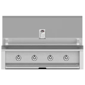 Aspire by Hestan 42" NG Built In Grill with 4 Tubular U-Burners, Steeletto/Stainless Steel