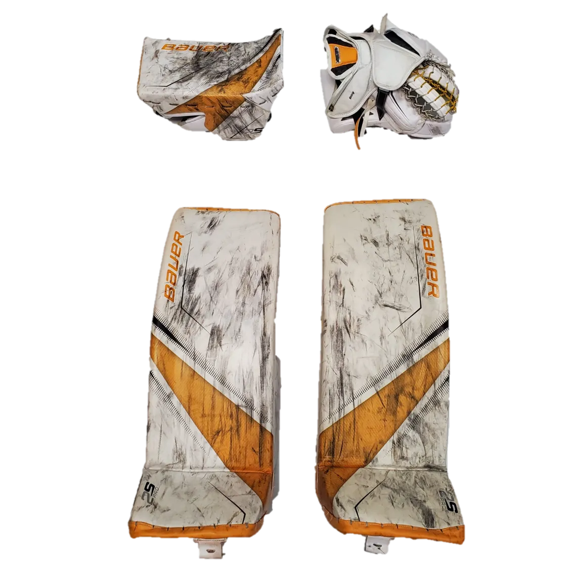 Bauer Supreme 2S Pro (OHL) - M/34" Used Pro Stock Senior Goalie Pads (Full Set)