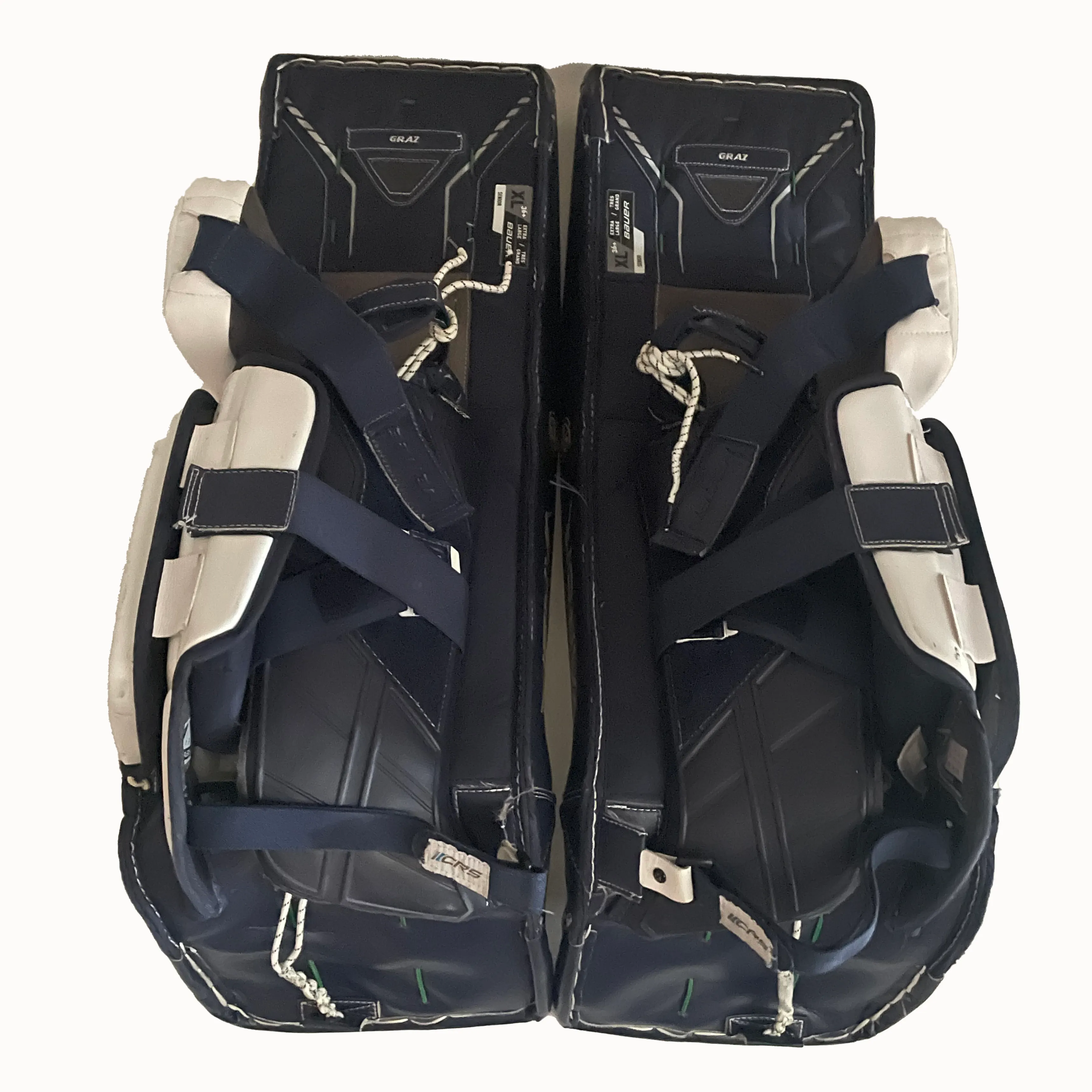 Bauer Vapor HyperLite - Used Pro Stock Goalie Pads (Custom Graphic)