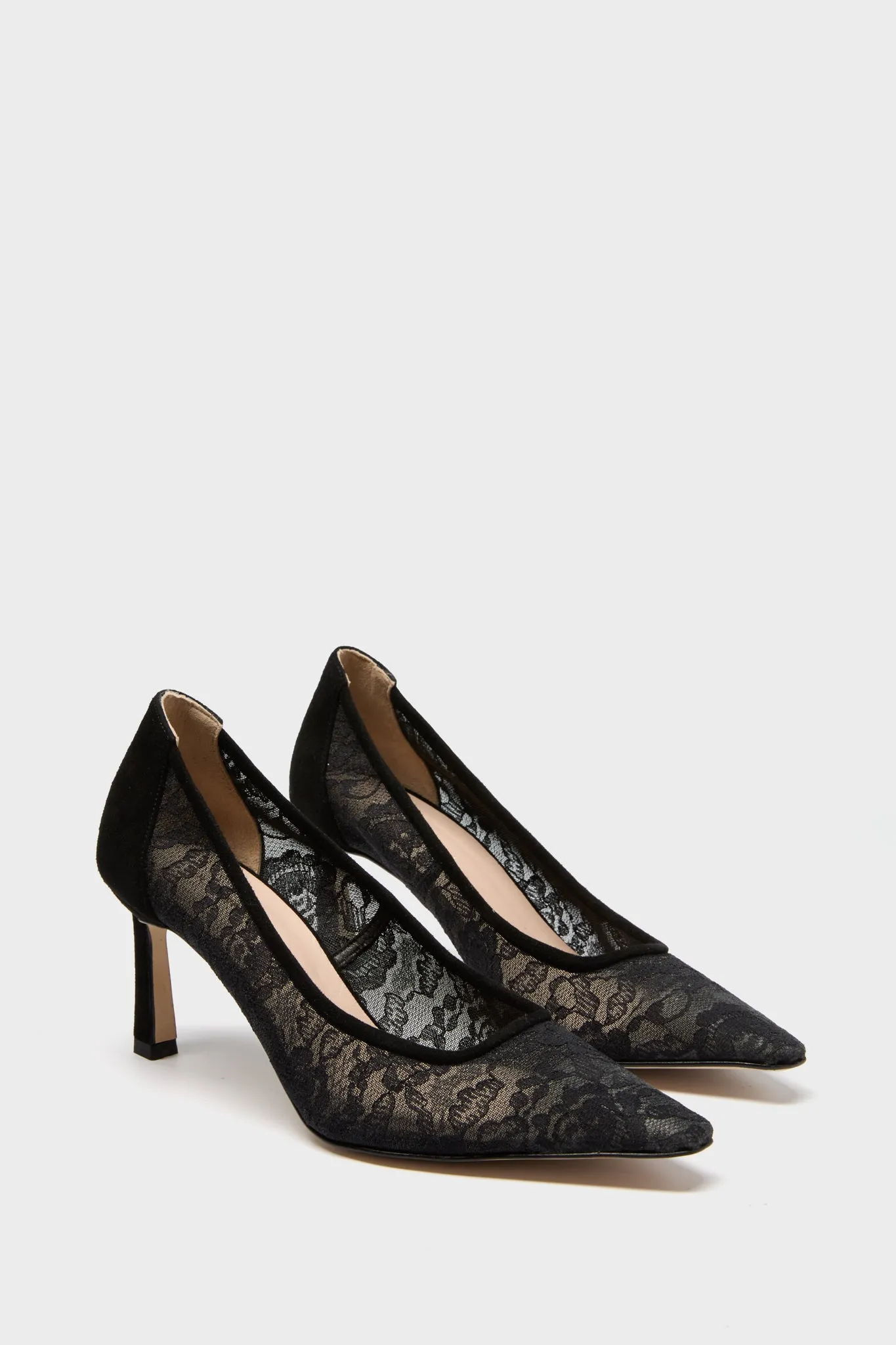 Black Lace Ilana Heels