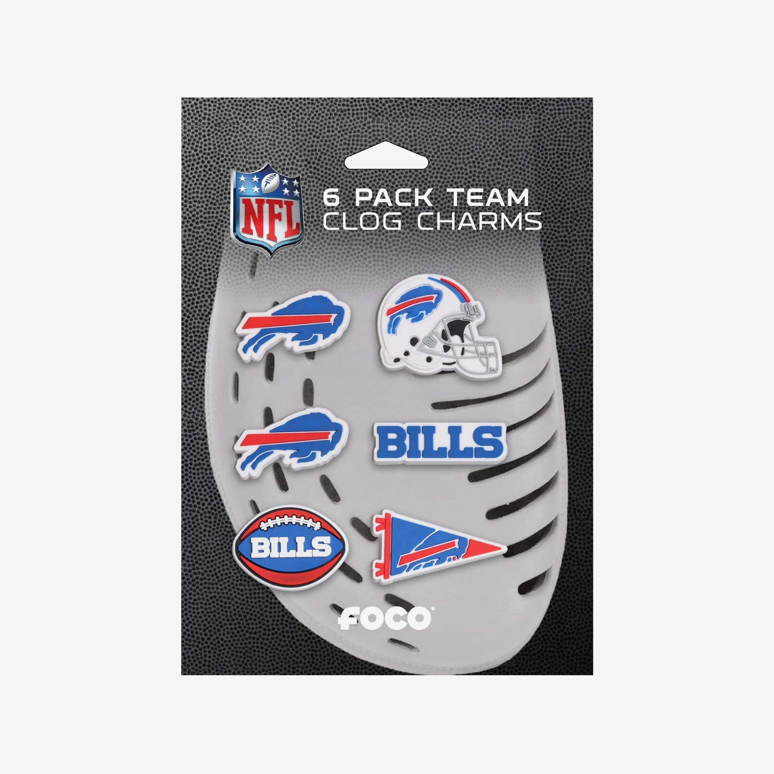 Buffalo Bills 6 Pack Team Clog Charms