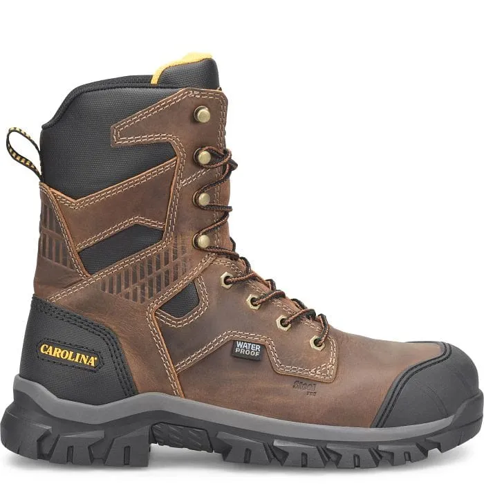 Carolina Men's Falcon Dark Tan Waterproof Steel Toe Work Boots CA3592