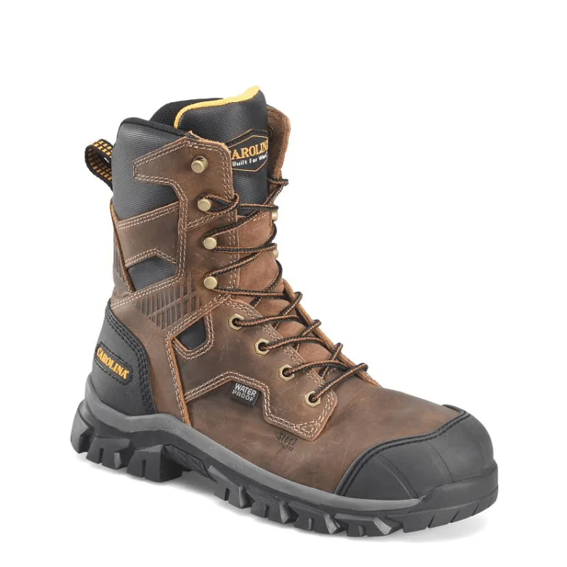 Carolina Men's Falcon Dark Tan Waterproof Steel Toe Work Boots CA3592