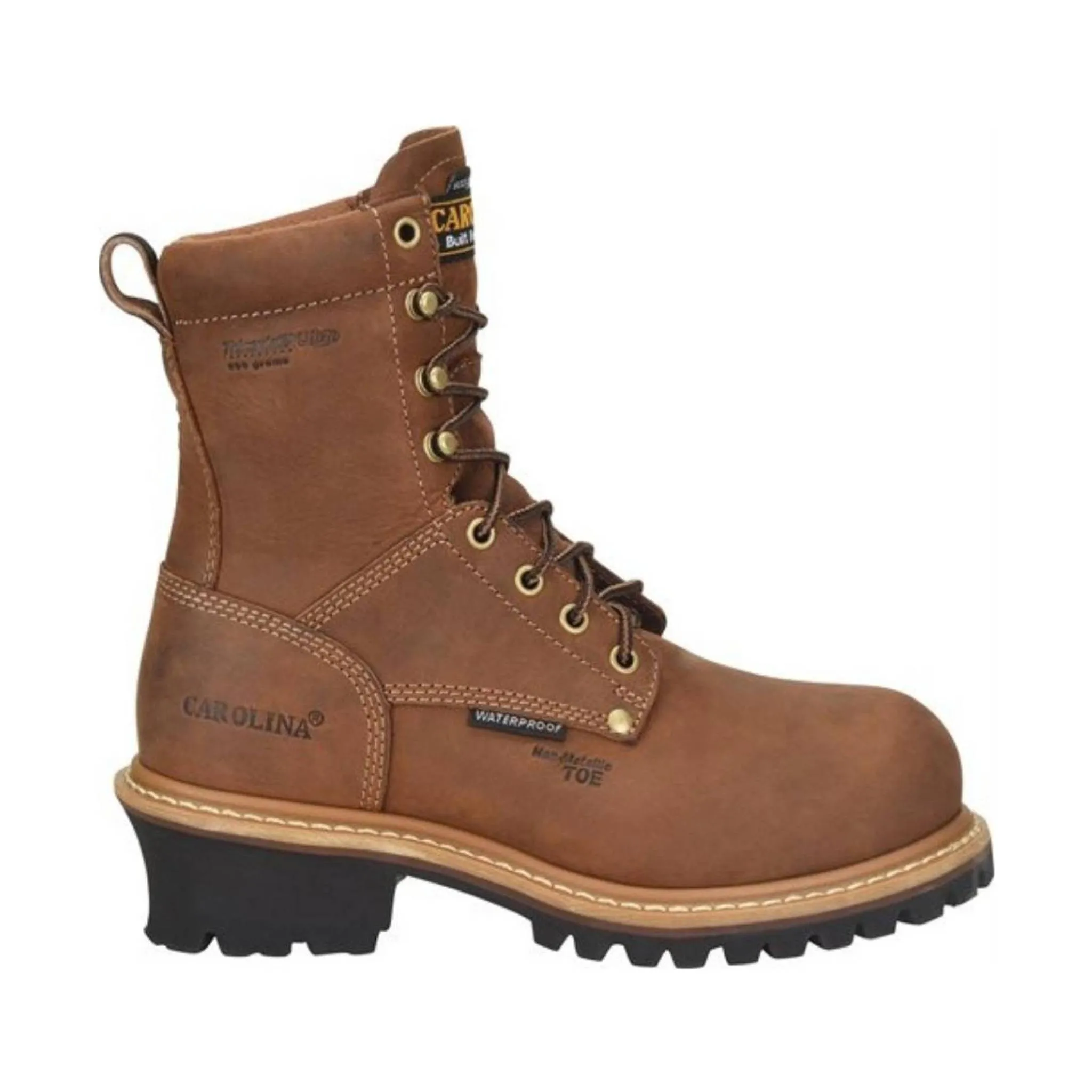 Carolina Women's Elm Soft Toe Logger Work Boot - Brown