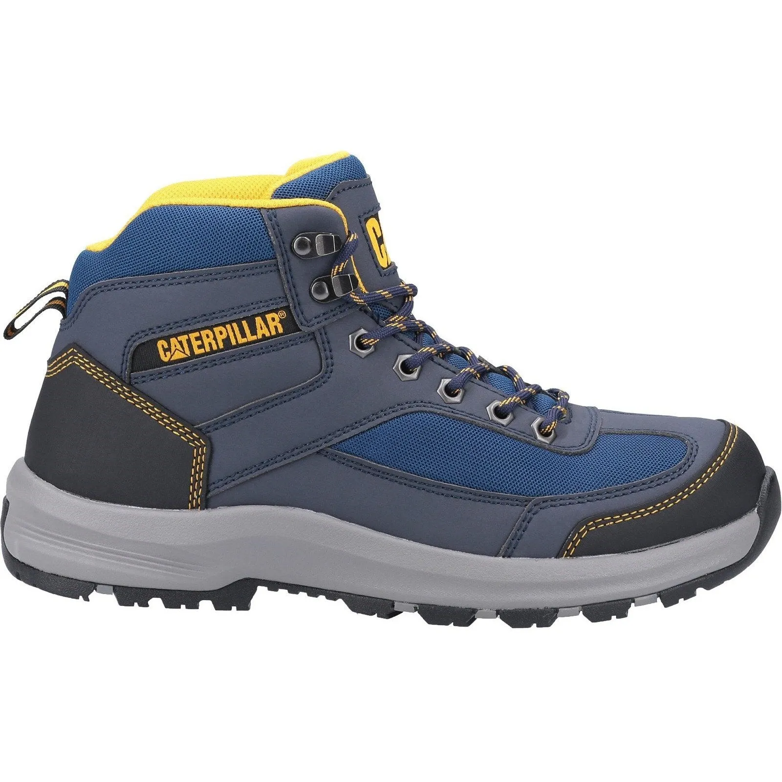 Caterpillar Elmore S1P Wide-Fitting Safety Hiker | Steel Toe Cap - Blue