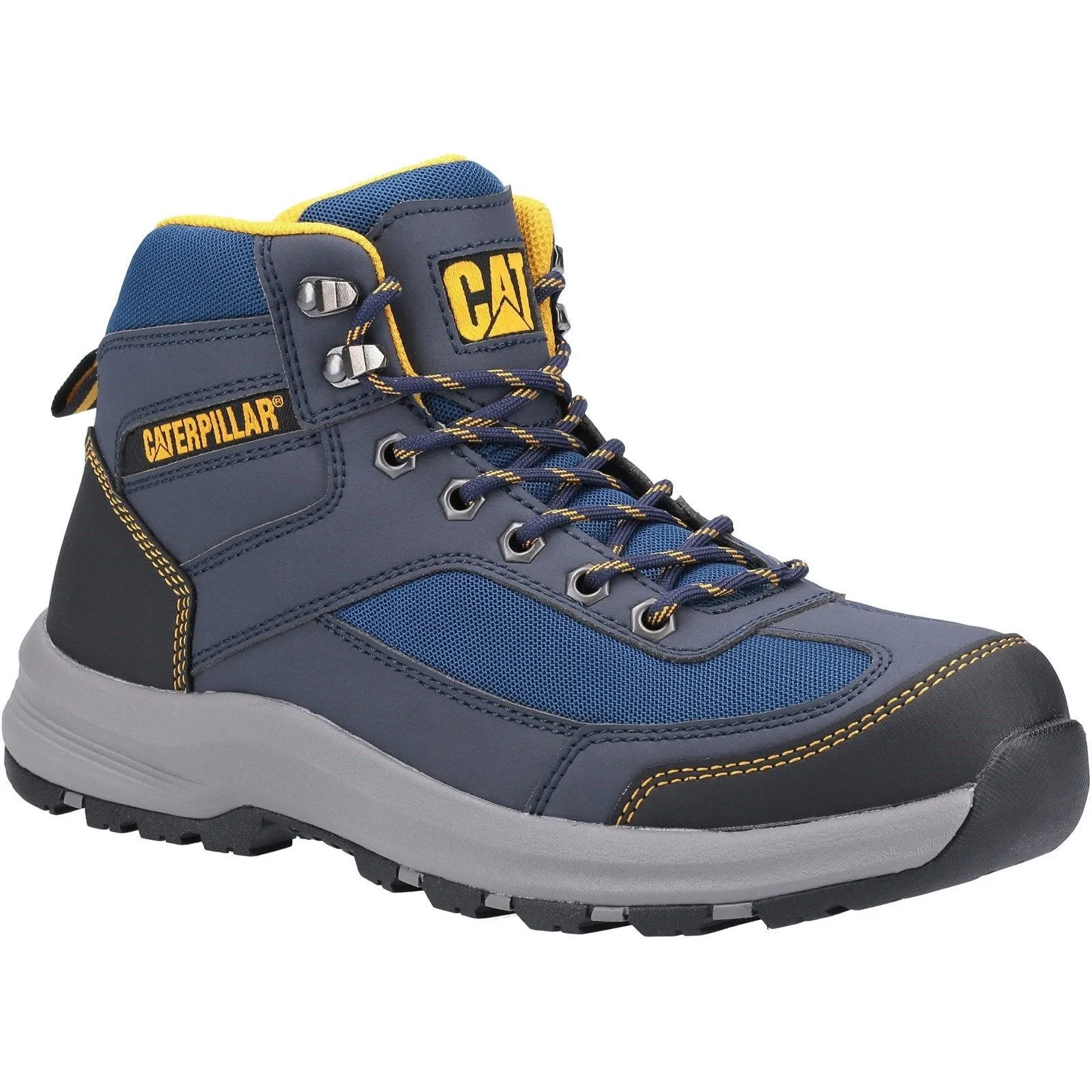 Caterpillar Elmore S1P Wide-Fitting Safety Hiker | Steel Toe Cap - Blue