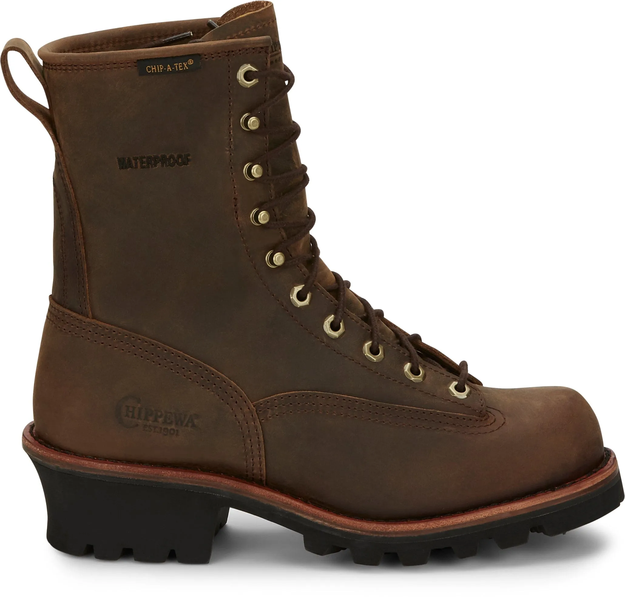 Chippewa Men's Paladin Bay Apache Waterproof Lace-Up Work Boots 73100