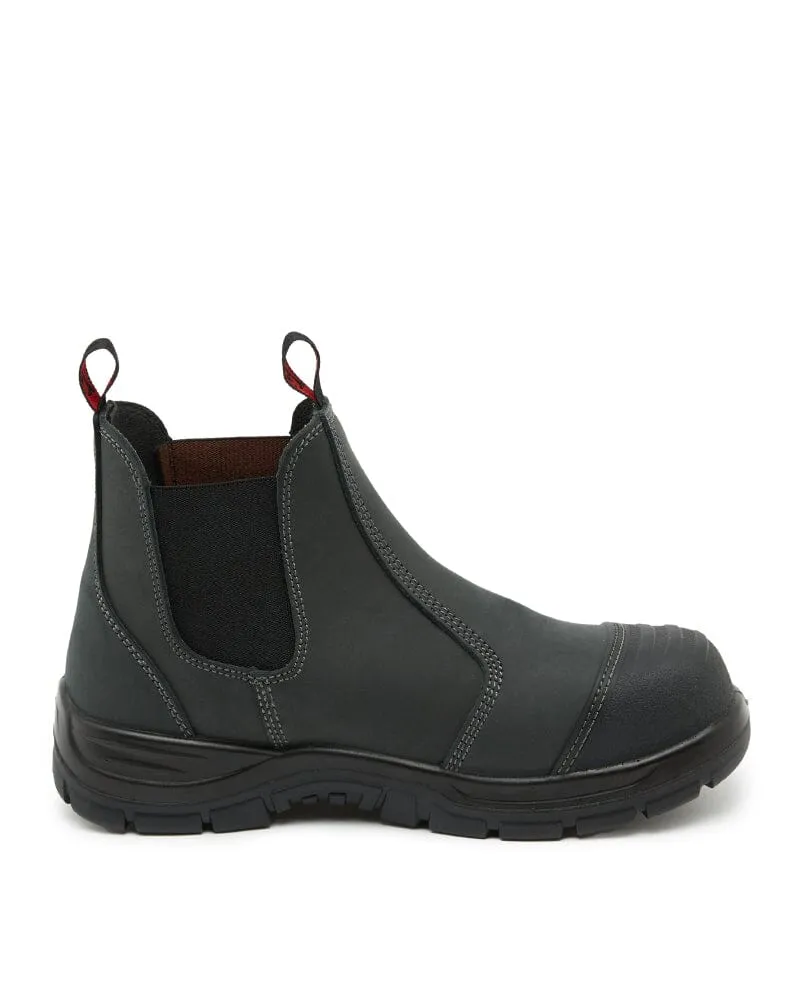 Chippy Elastic Side Safety Boot - Black