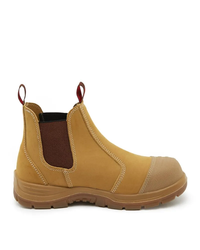 Chippy Elastic Side Safety Boot - Wheat