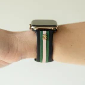 Come Fly With Me✈️ Black/Pink/Green Smart Watch Band