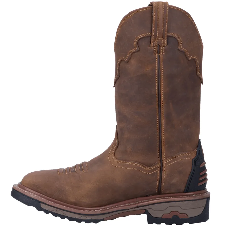 Dan Post Men's Blayde Saddle Tan Waterproof Work Boots DP69402