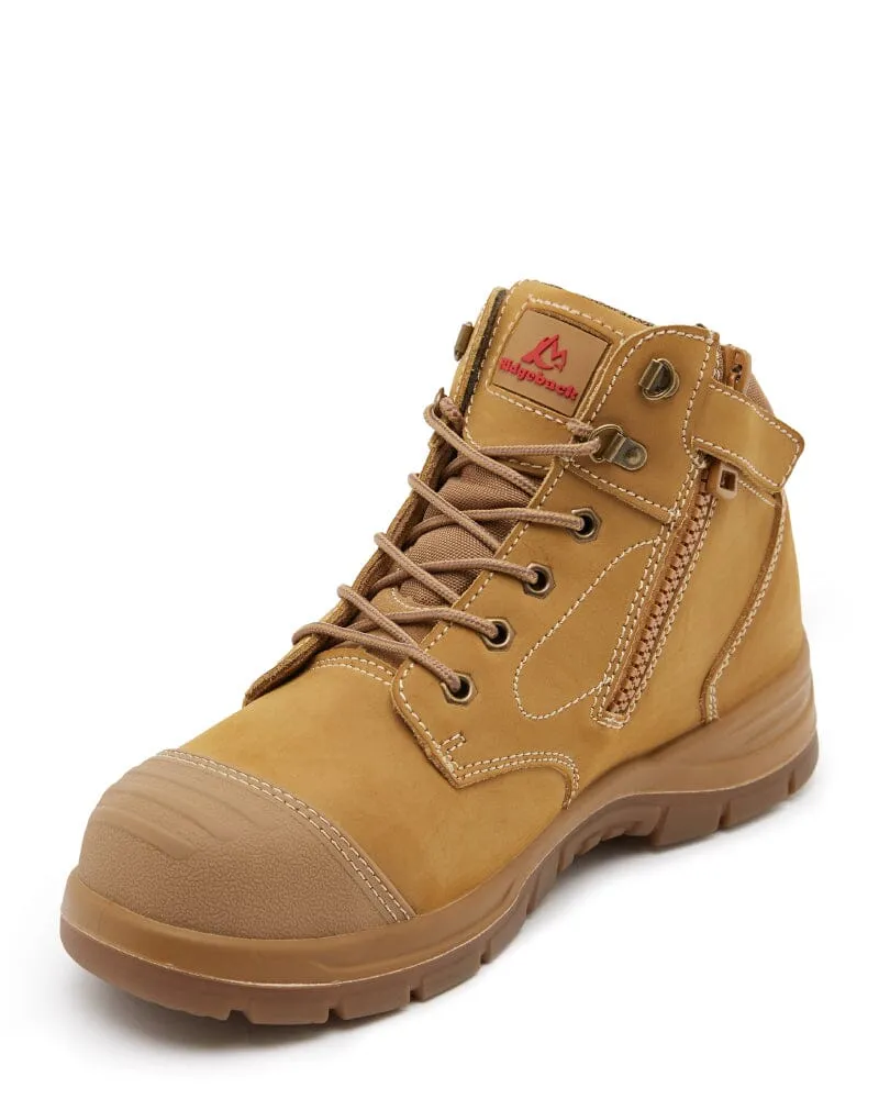 Digger Zip Side Safety Boot - Wheat