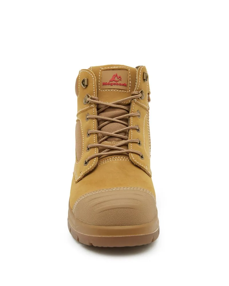 Digger Zip Side Safety Boot - Wheat