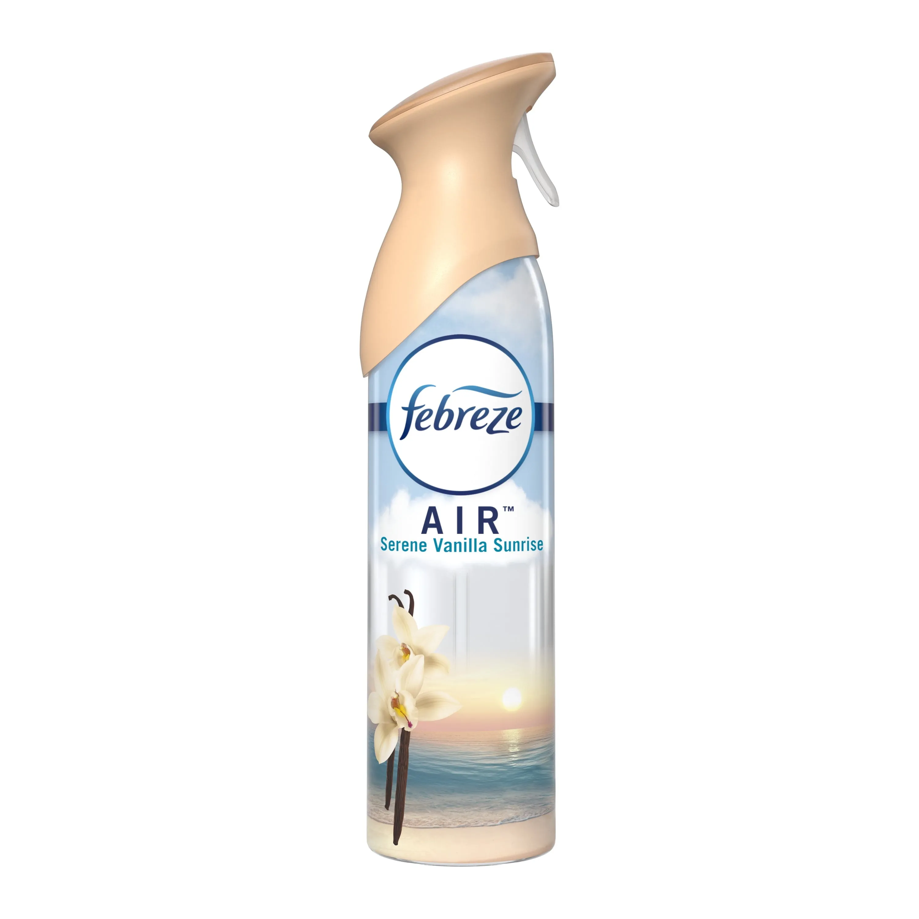 Febreze Air Effects Odor-Fighting Air Freshener Serene Vanilla Sunrise, 8.8 oz. Aerosol Can