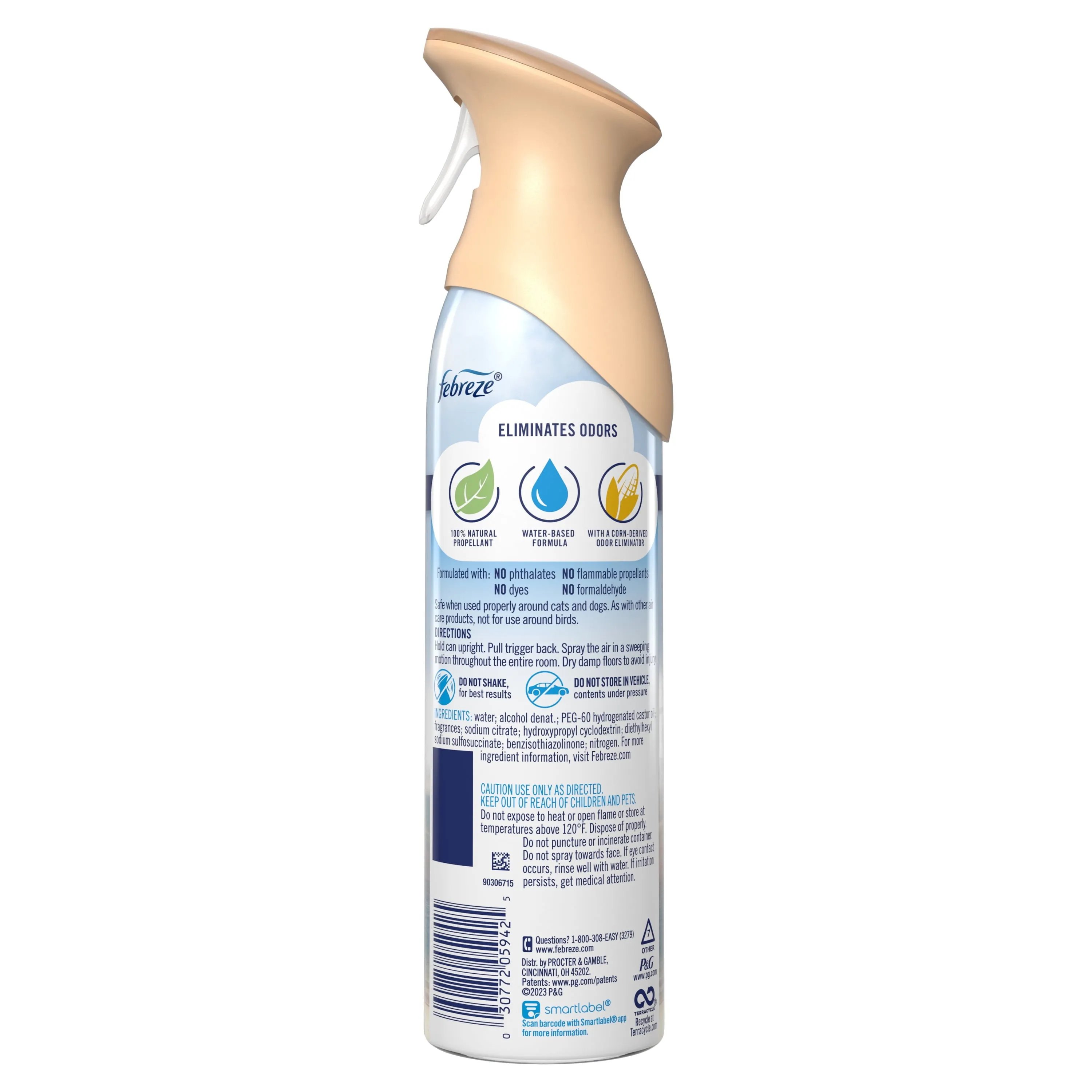 Febreze Air Effects Odor-Fighting Air Freshener Serene Vanilla Sunrise, 8.8 oz. Aerosol Can