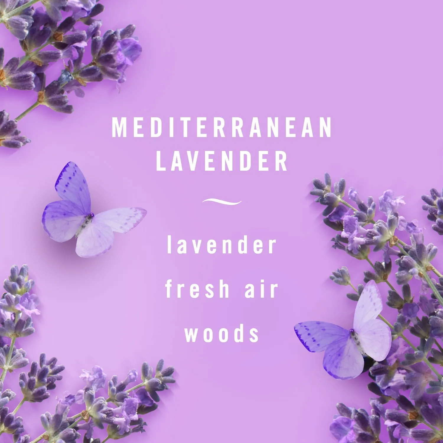 Febreze Odor-Fighting Air Freshener, Mediterranean Lavender, Pack of 2, 8.8 oz each