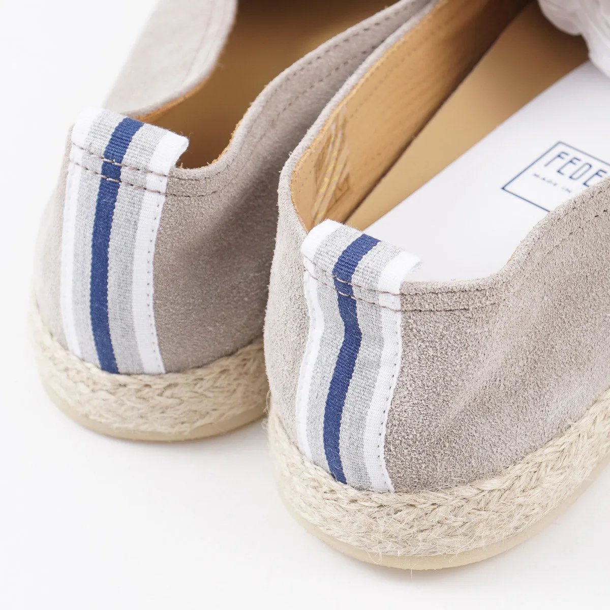 Fedeli Nappa Suede Espadrille Loafer