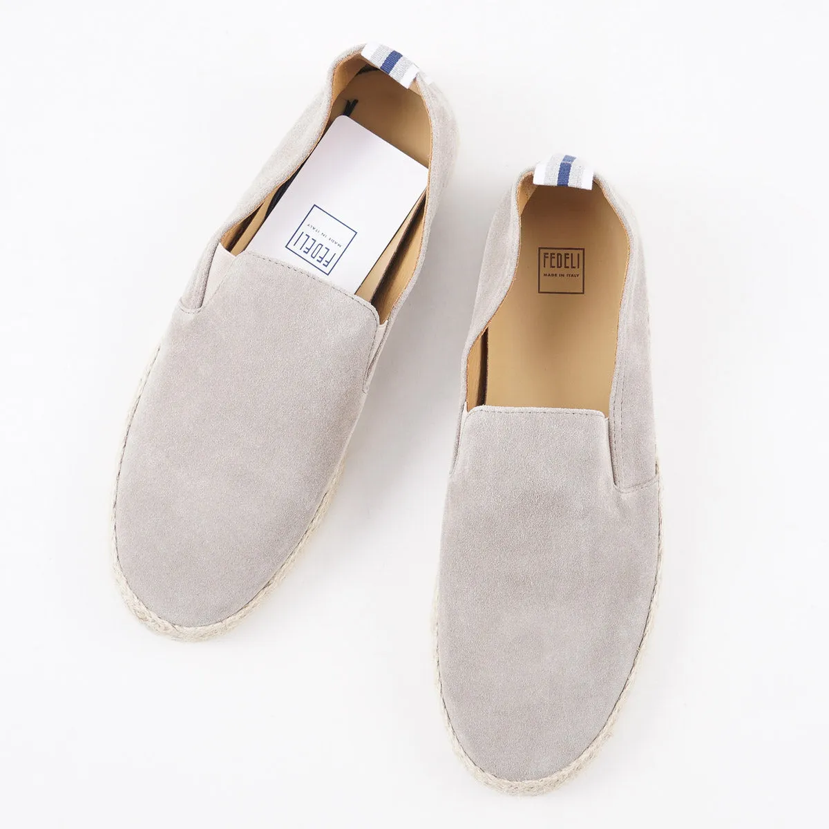 Fedeli Nappa Suede Espadrille Loafer