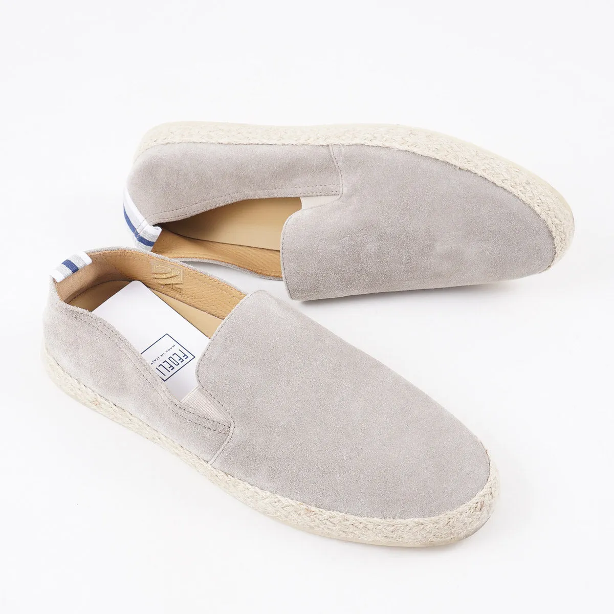 Fedeli Nappa Suede Espadrille Loafer